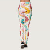 Donut-Muster Leggings (Rückseite)
