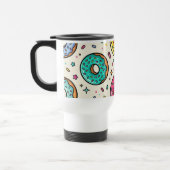 Donut-Muster-Reise-/Pendler-Tasse Reisebecher (Links)