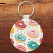 Donut-Muster Schlüsselanhänger (Rückseite)