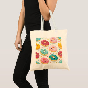 Donut-Muster Tragetasche