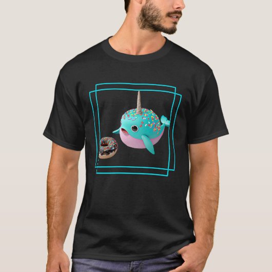 Donut Narwhal T-Shirt (Vorderseite)