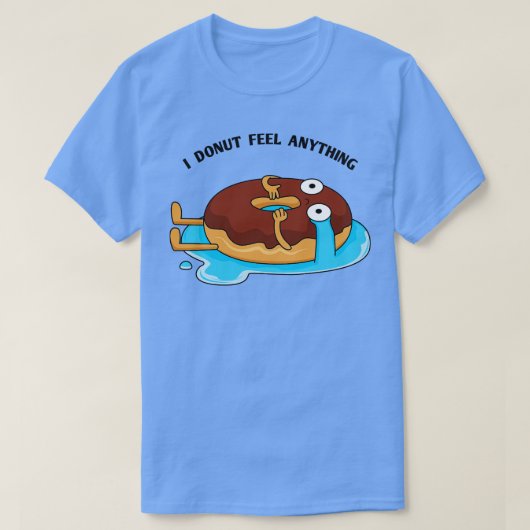 Donut Niedlich Food Puff T-Shirt (Design vorne)