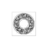 Donut Niedlich Kid's Doughnut Gummistempel (Prägung)