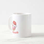 Donut Pajama Xmas Santa Donuts Weihnachtskinder Kaffeetasse (Vorderseite Links)