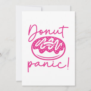 Donut Panic Dankeskarte
