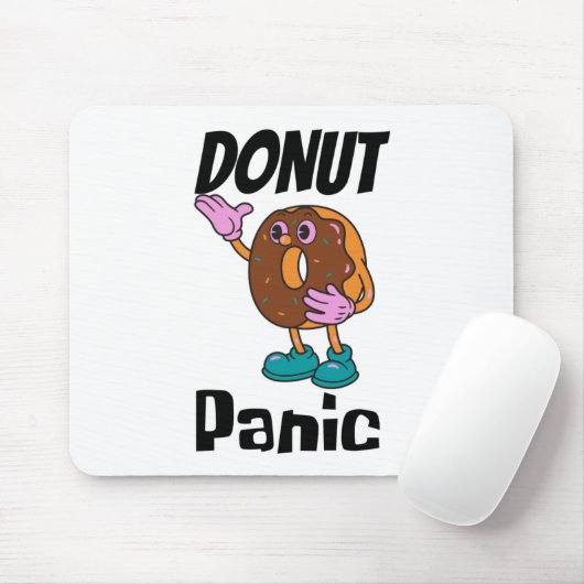 Donut panic donut Maus-Pad Mousepad (Mit Mouse)