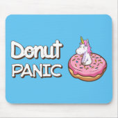 Donut Panic Unicorn Mousepad (Vorne)