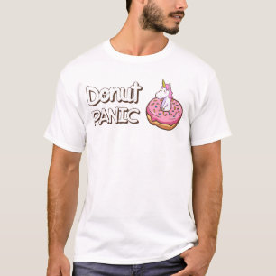 Donut Panic Unicorn T-Shirt