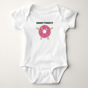 Donut Panik - Funny Puff mit Donuts Baby Strampler