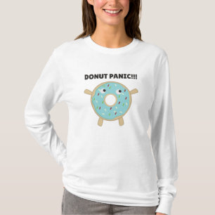 Donut Panik - Funny Puff mit Donuts T-Shirt