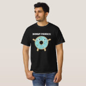 Donut Panik - Funny Puff mit Donuts T-Shirt (Vorne ganz)