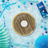 Donut Paper Tellers Brown Chocolate Doughnut Party Pappteller (Party)