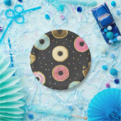 Donut Paper Tellers Pink Birthday Dusche Doughnut Pappteller (Party)