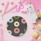 Donut Paper Tellers Pink Birthday Dusche Doughnut Pappteller (Party)