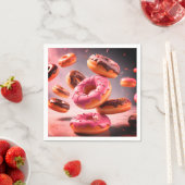 Donut-Papier-Partyservietten Serviette (Beispiel)