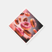 Donut-Papier-Partyservietten Serviette (Ecke)