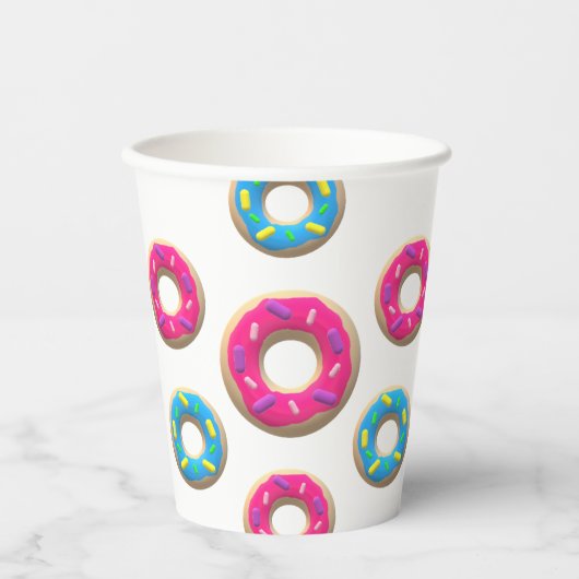 Donut Pappbecher (Vorderseite)