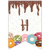 Donut Party Birthday Party Banner (Zweite Fahne)