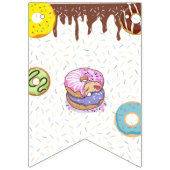 Donut Party Birthday Party Banner (Erste Fahne)