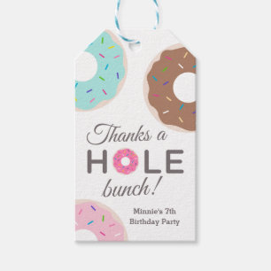 Donut Party Danke, dass du Gift Tags bevorzugst Geschenkanhänger