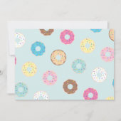 Donut-Party Einladungen | Donut Birthday Party (Rückseite)