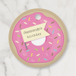 Donut Party Geschenkanhänger
