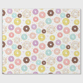 Donut Party Geschenkpapier (Flach)