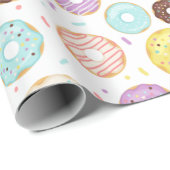 Donut Party Geschenkpapier (Rolleneckpunkt)
