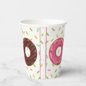 Donut Party Personalisiert Pappbecher (Rechts)