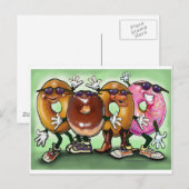 Donut Party Postkarte (Vorne/Hinten)