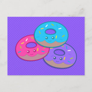 Donut Party Postkarte
