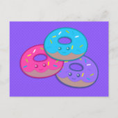 Donut Party Postkarte (Vorderseite)