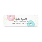 Donut Party Rücksendeadresse (Vorne)