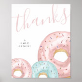 DONUT PARTY SIGN POSTER (Vorne)