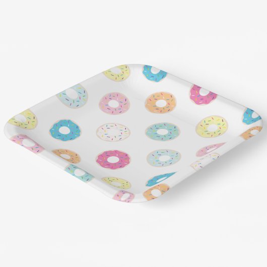 Donut Party Teller (Gewinkelt)