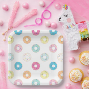 Donut-Party-Teller Pappteller