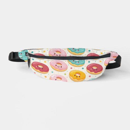 Donut Pattern Bauchtasche (Vorderseite)