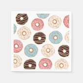 Donut Pattern Birthday Serviette (Vorderseite)