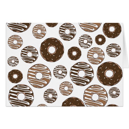 Donut Pattern, Chocolate Donuts, Karamel Donuts (Vorderseite (Horizontal))