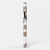 Donut Pattern, Chocolate Donuts, Karamel Donuts Case-Mate iPhone Hülle (Hinten/Rechts)