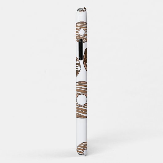 Donut Pattern, Chocolate Donuts, Karamel Donuts Case-Mate iPhone Hülle (Hinten/Rechts)