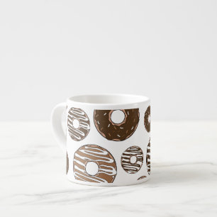 Donut Pattern, Chocolate Donuts, Karamel Donuts Espressotasse