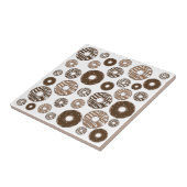 Donut Pattern, Chocolate Donuts, Karamel Donuts Fliese (Seite)
