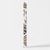 Donut Pattern, Chocolate Donuts, Karamel Donuts iPhone Hülle (Linke Seite)