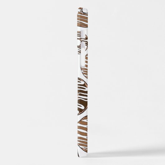 Donut Pattern, Chocolate Donuts, Karamel Donuts iPhone Hülle (Linke Seite)