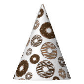 Donut Pattern, Chocolate Donuts, Karamel Donuts Partyhütchen (Links)