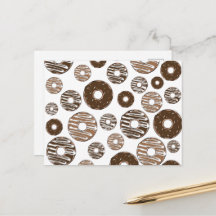 Donut Pattern, Chocolate Donuts, Karamel Donuts