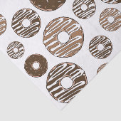 Donut Pattern, Chocolate Donuts, Karamel Donuts Seidenpapier (Ausschnitt)