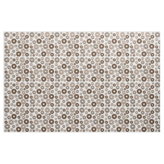 Donut Pattern, Chocolate Donuts, Karamel Donuts Stoff (Yard (91,4 cm))