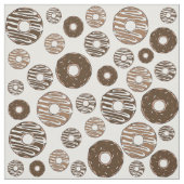 Donut Pattern, Chocolate Donuts, Karamel Donuts Stoff (Muster)